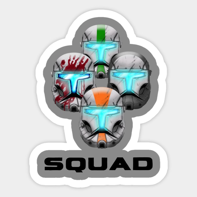Delta Squad Republic Commandos Sticker by Cmmndo_Sev